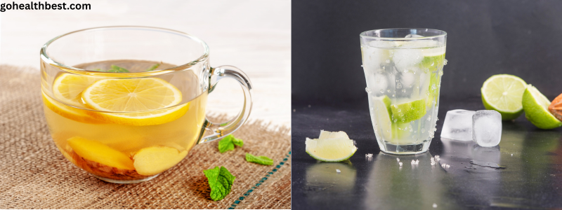 Hot Water vs Cold Water with lemon